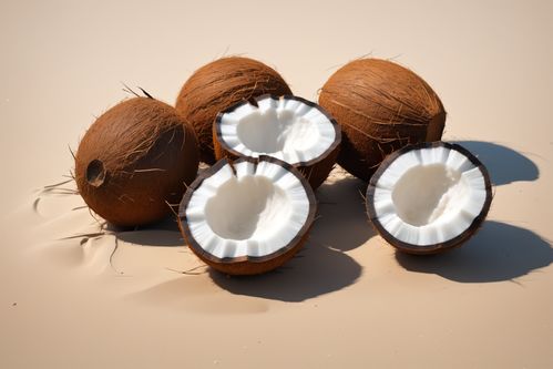 現摘美食可口美味海邊沙灘椰子攝影圖圖片 攝影圖 下載至來源處